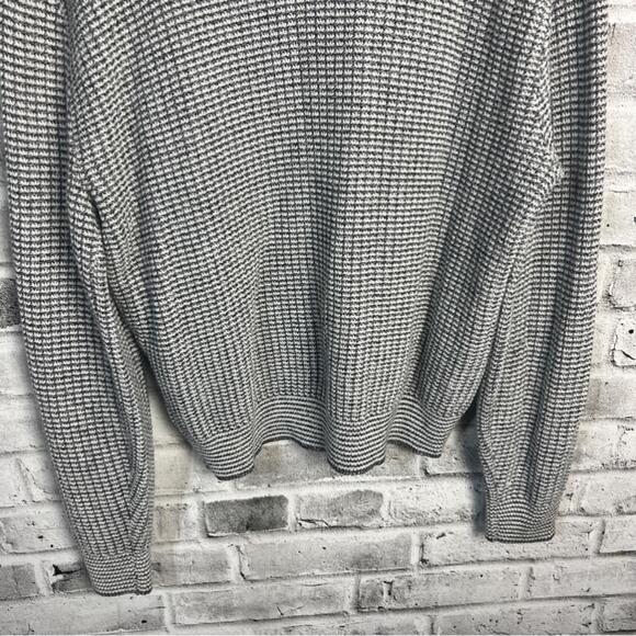 Vintage 90s Jantzen Chunky Rib Knit Oversized V-Neck Pullover Sweater - Picture 9 of 11